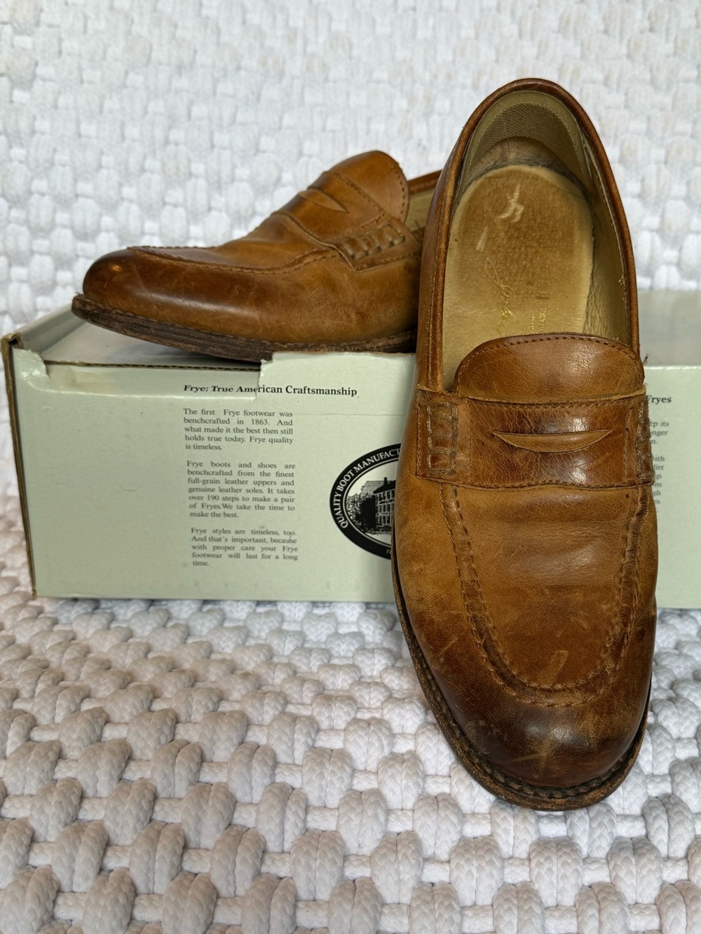 FRYE Loafer in Tan 7M